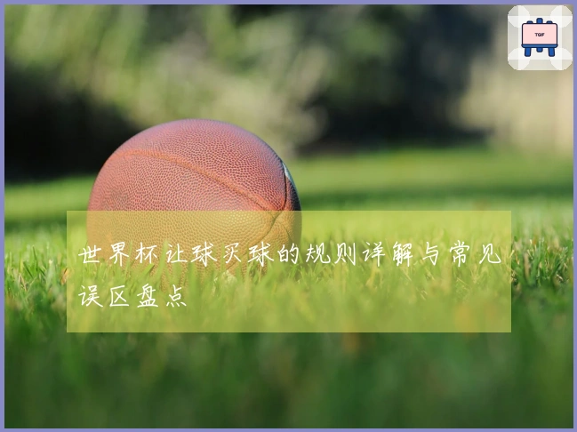 世界杯让球买球的规则详解与常见误区盘点